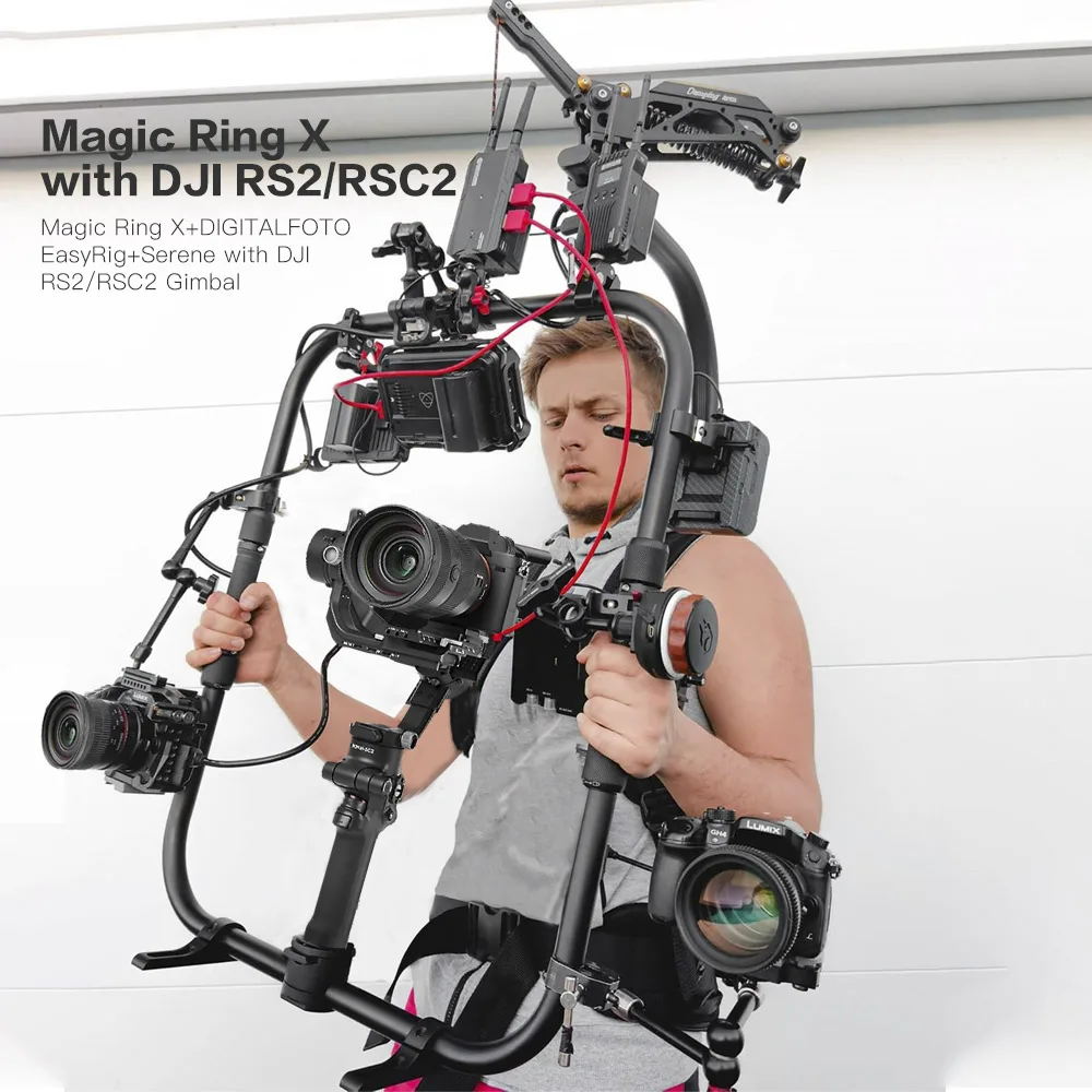 Волшебное кольцо X ручное с адаптером для шестерни стабилизатора Gimbal DJI RONIN RS2 RSC2 S
