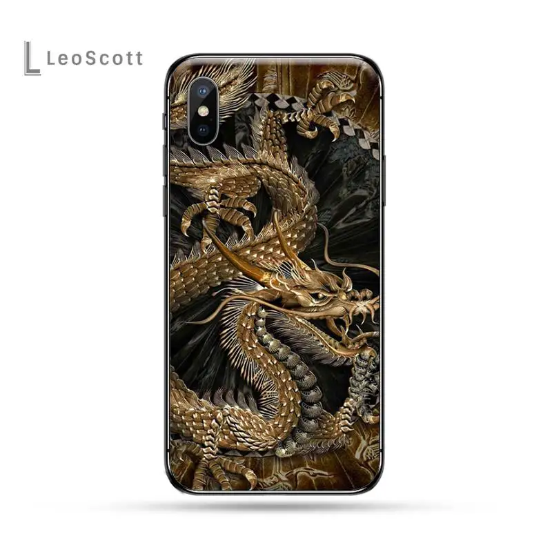 

Dragon 3D Relie Phone Case for iPhone 11 12 pro XS MAX 8 7 6 6S Plus X 5S SE 2020 XR
