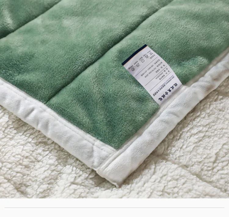 

Blanket Thick Coral Fleece Bed Cover Blanket Flannel Warm Blanket for Winter Blanket Single Double Bed