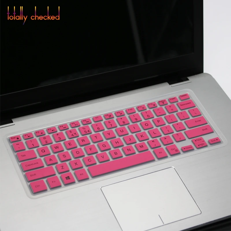pink Для нового Dell XPS 15 7590/XPS 15 9570 9575 9560 9550 15," силиконовая клавиатура для ноутбука чехол для защиты кожи - Цвет: pink