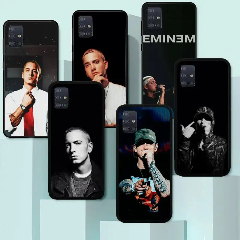 

Cool Rapper Eminem Phone Case for Samsung A71 A80 A91 A01 A02 A11 A12 A21 A31 A32 A20E cover coque