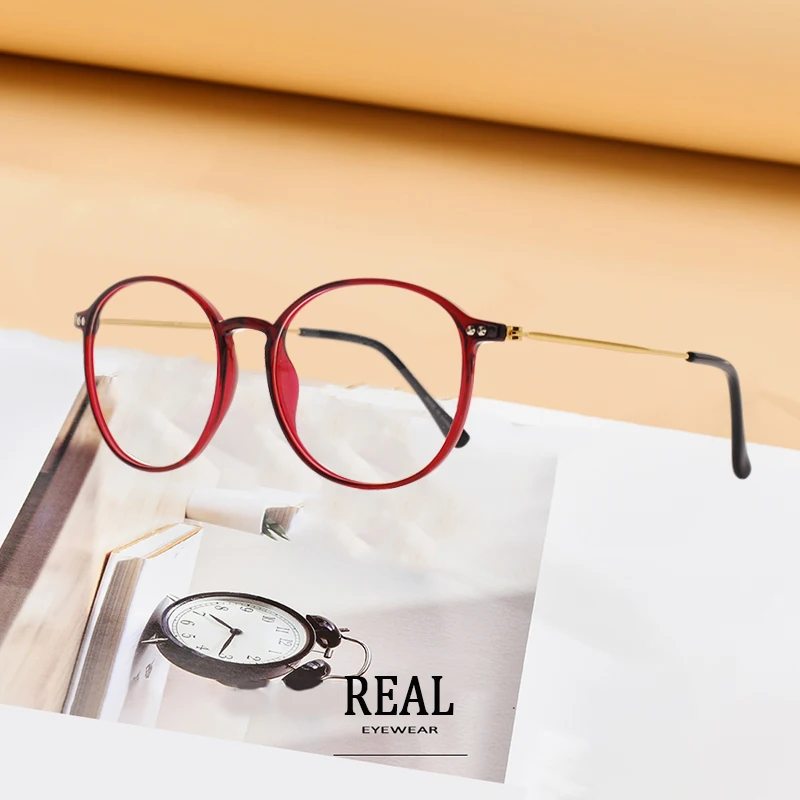 Круглые очки для мужчин и женщин TR оправа аксессуары очков по рецепту прозрачные