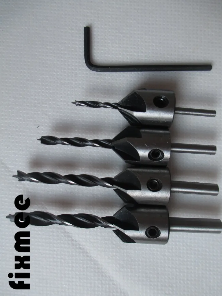 Набор счетчиков для раковины из быстрорежущей стали комплект 4 насадок древесины