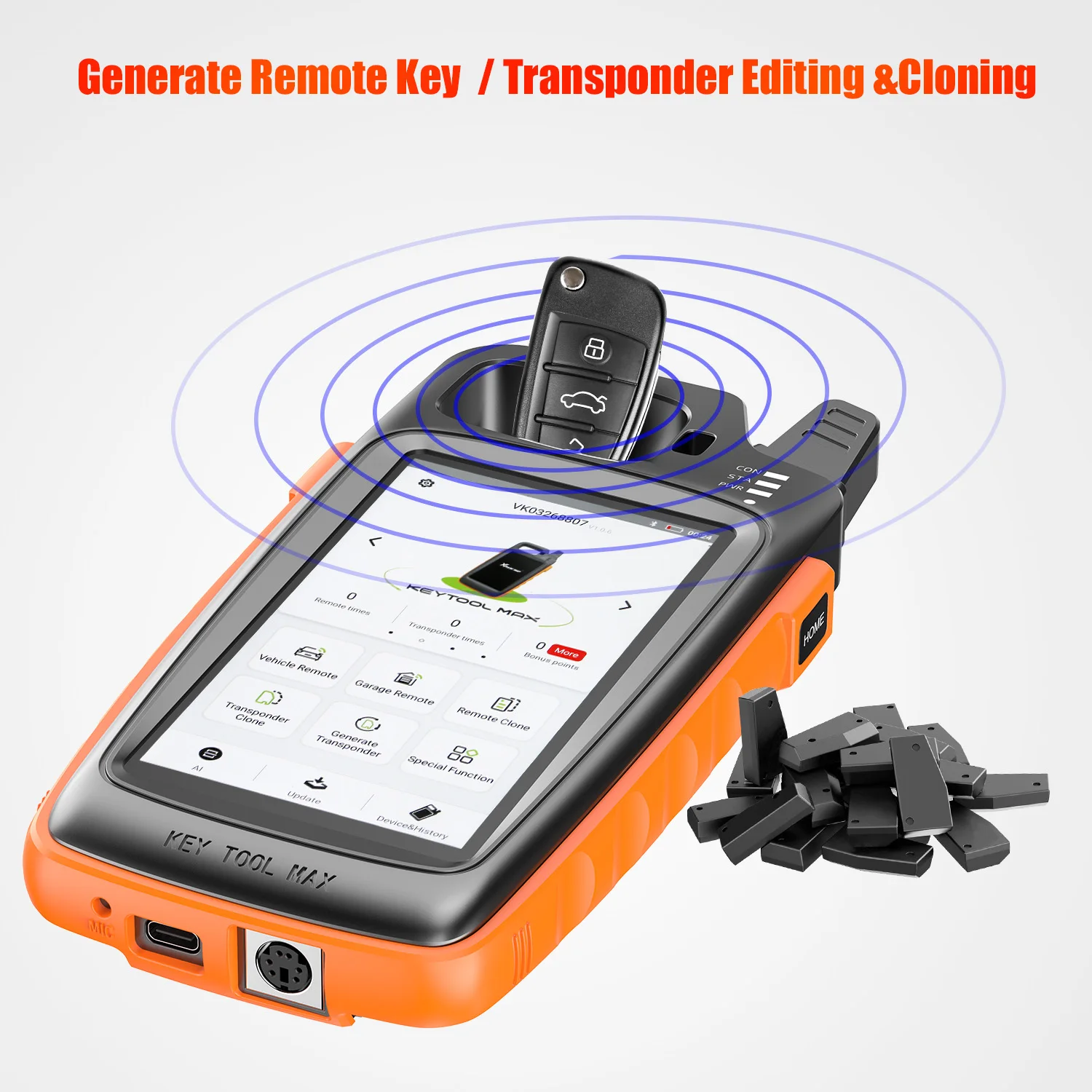 Программатор Xhorse VVDI Key Tool Max с поддержкой Bluetooth и Wi Fi| |