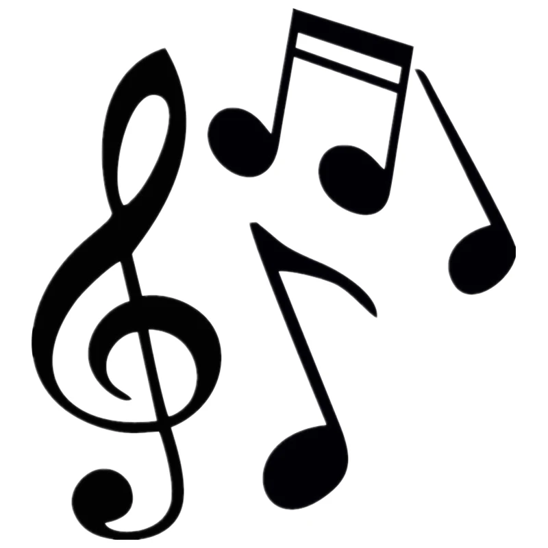 Автомобильные наклейки скрипичный ключ и музыка забавные ПВХ аксессуары для