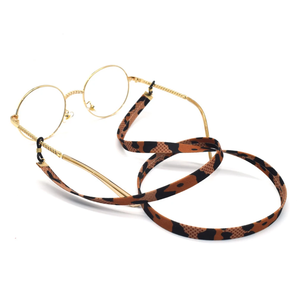 Леопардовый принт ремешок солнцезащитные очки шнурком на шею аксессуары для
