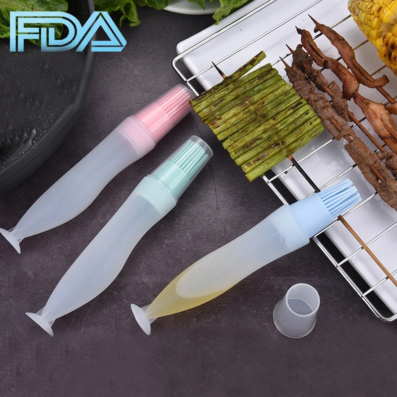 Силиконовая щетка для масла с бутылкой щетки выпечки барбекю высококачественные