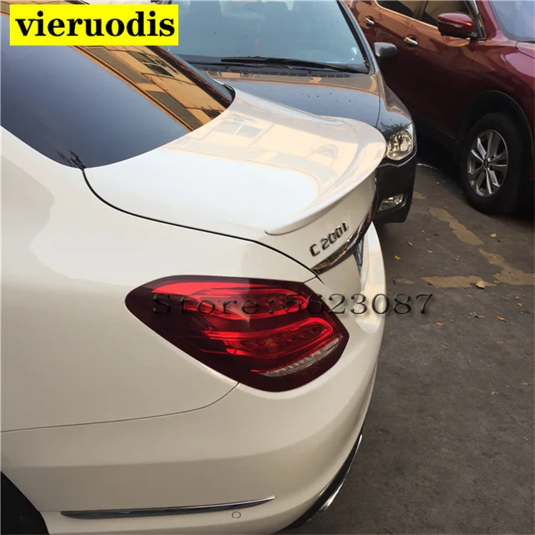 Спойлер для Benz C class W205 c63 C180 C200L C300L 2014 2019 высококачественный материал ABS заднее
