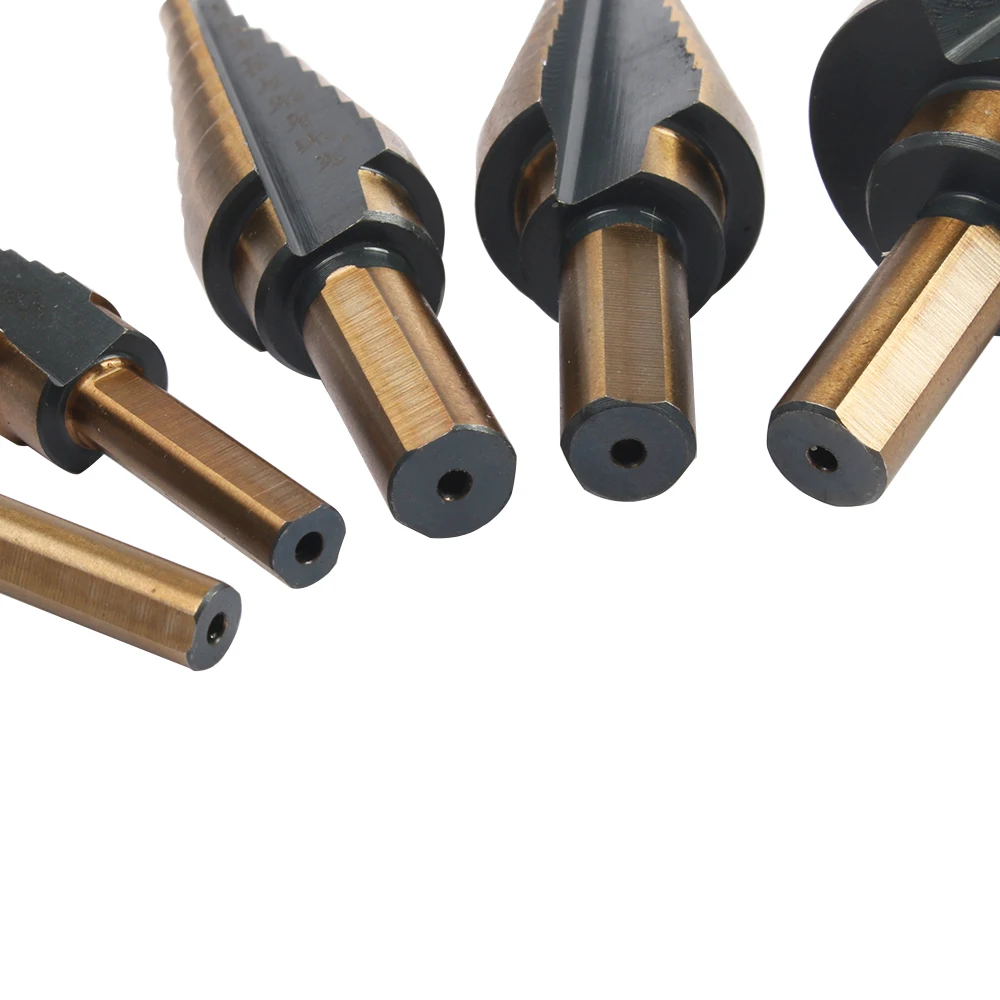 5 шт. набор ступенчатых Сверл из быстрорежущей стали и кобальта 50 размеров