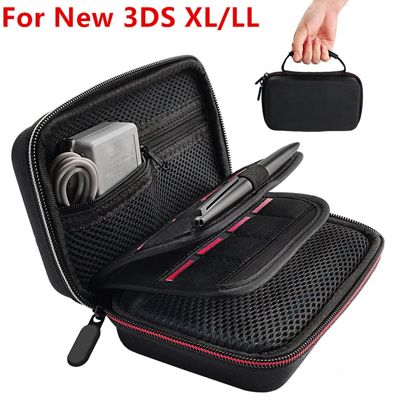 

Жесткий чехол для переноски, сумка для хранения Nintendo NEW 3DS LL/XL NEW 3dsll 3dsxl, настенное зарядное устройство, держатель 16 игровая карта-картридж
