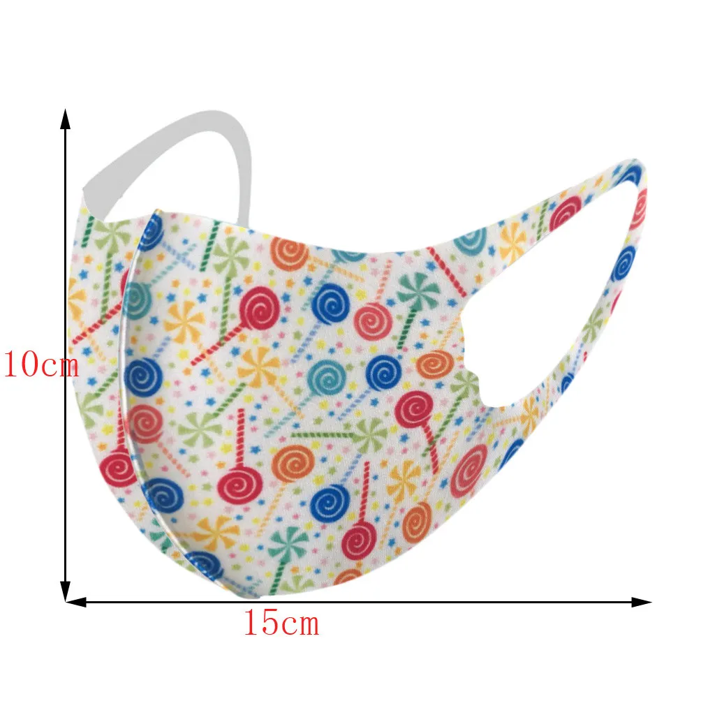 

1pcs Unisex Children Outdoor Face Mask Washable Reusable Mask Boys Girls Breathable Haze Proof Protective Mouth Face Shield #4