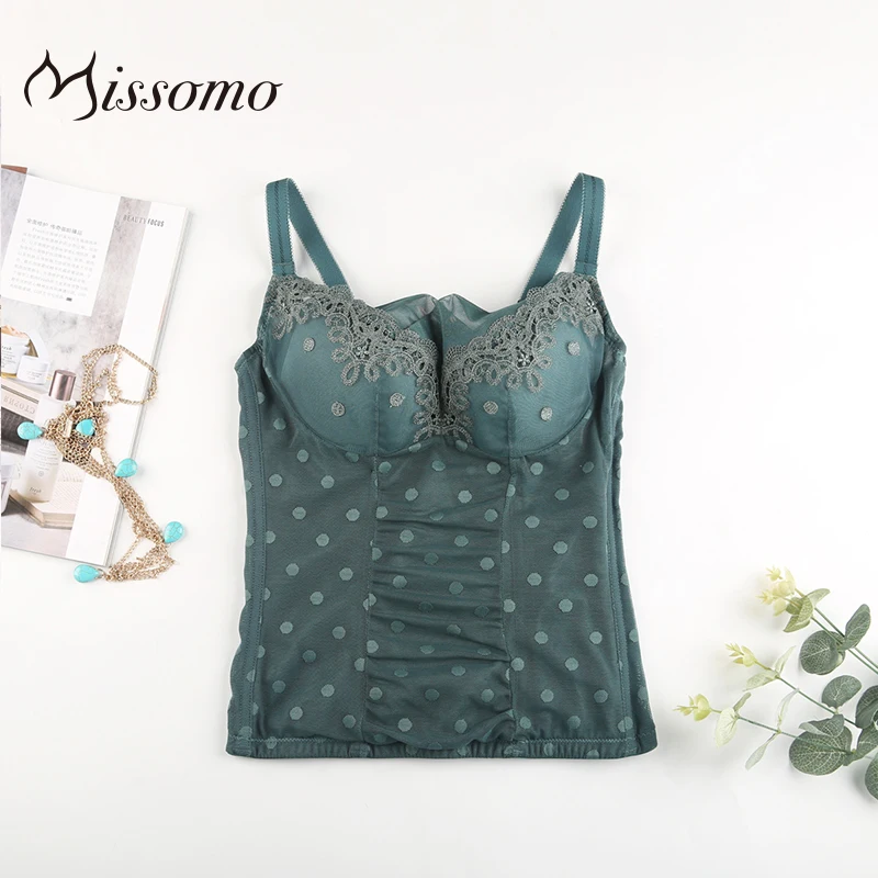 Женский кружевной корсет Missomo облегающий в горошек|corset fashion|fashion corsetcorset polka dot |