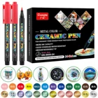 1224 цвета акриловые ручки для краски, акриловые маркеры для краски керамики, камня, стекла, дерева, холста, бумаги, пластика, кружек