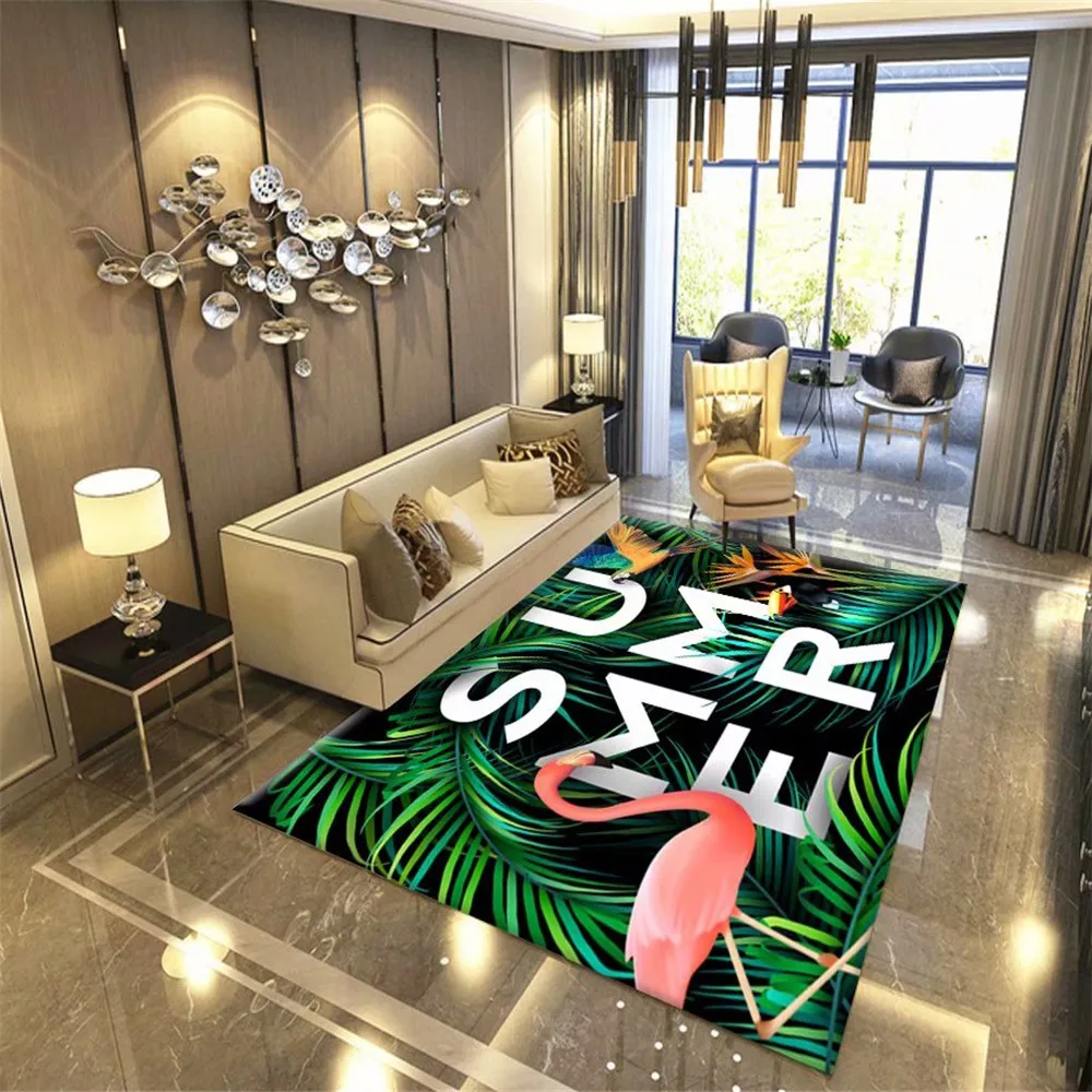 Тропический ковер в стиле тропических лесов коврики фланелевые мягкие для