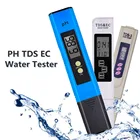 Цифровой PH EC TDS тестер, измеритель температуры и чистоты воды в форме ручки, фильтр PPM для гидропонных систем, аквариума, бассейна, монитор воды, скидка 48%