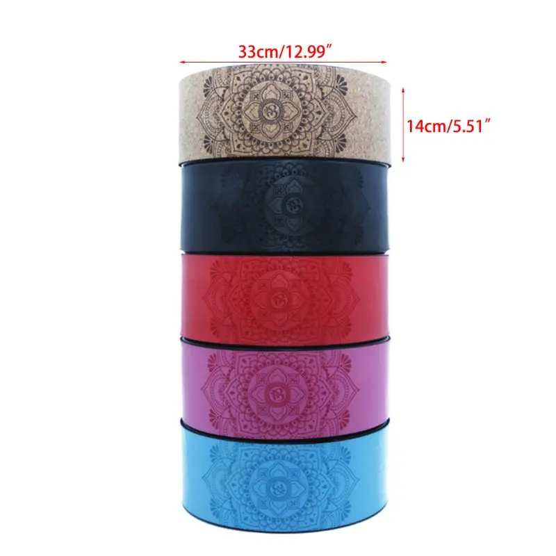 

The Yoga Wheel Exercise Wheel with Mandala Printed Enhance Your Postures 13inch NEW