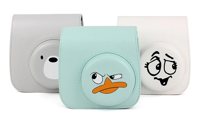 Fujifilm Instax Mini camera Bag ColorfuI мгновенный аксессуар для камеры из искусственной кожи чехол с плечевым ремнем для Instax Mini 9 Min8 8