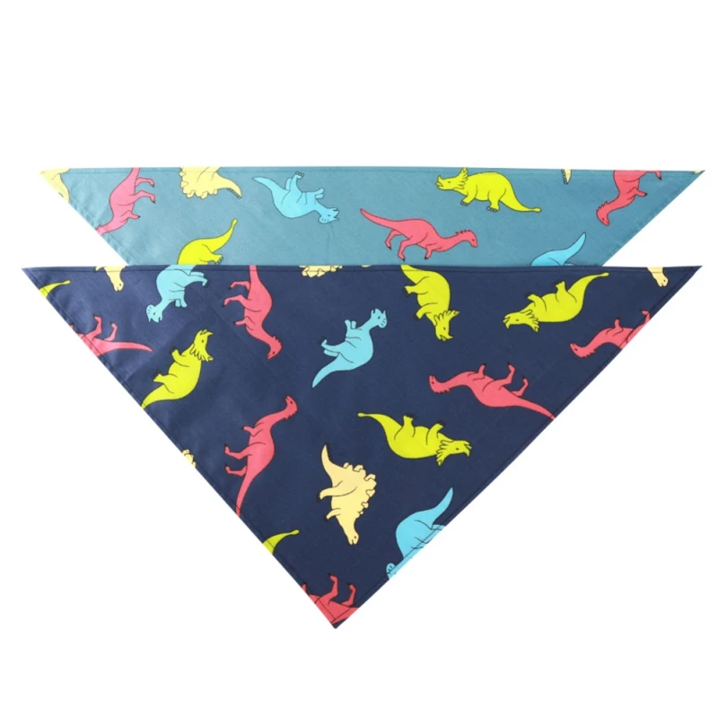 

The New Cotton Pet Cat And Dog Saliva Towel Green And Navy Blue Two Colors Can Choose Pet Supplies Accessories