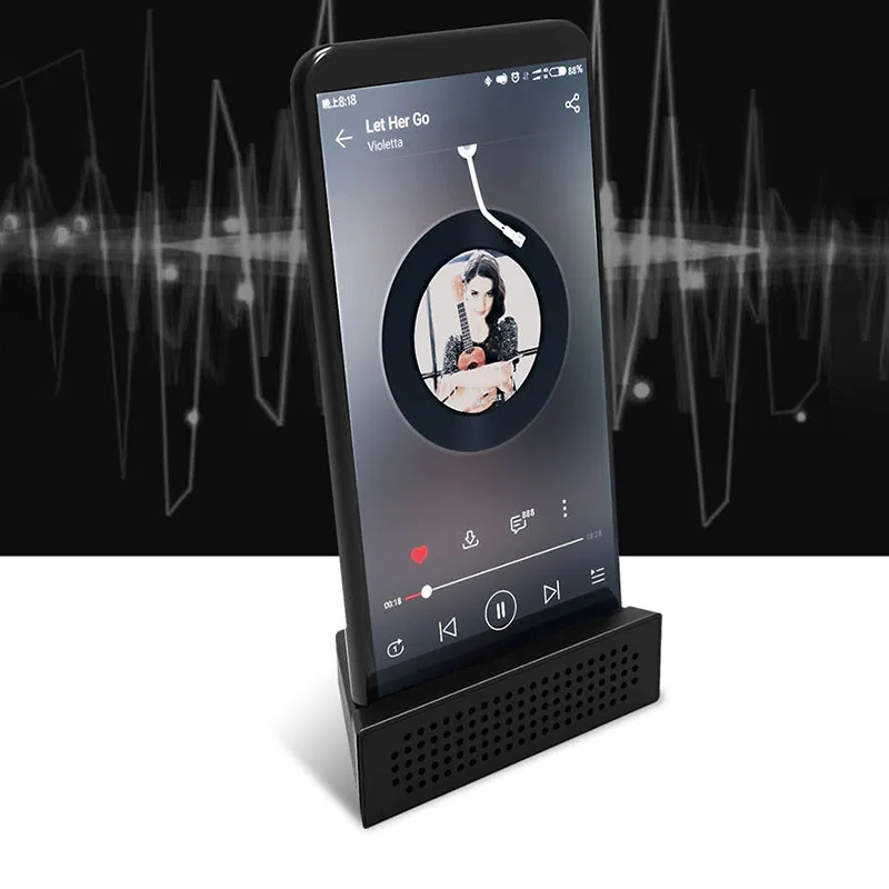 Держатель усилителя звука для настольного телефона подставка с усилением