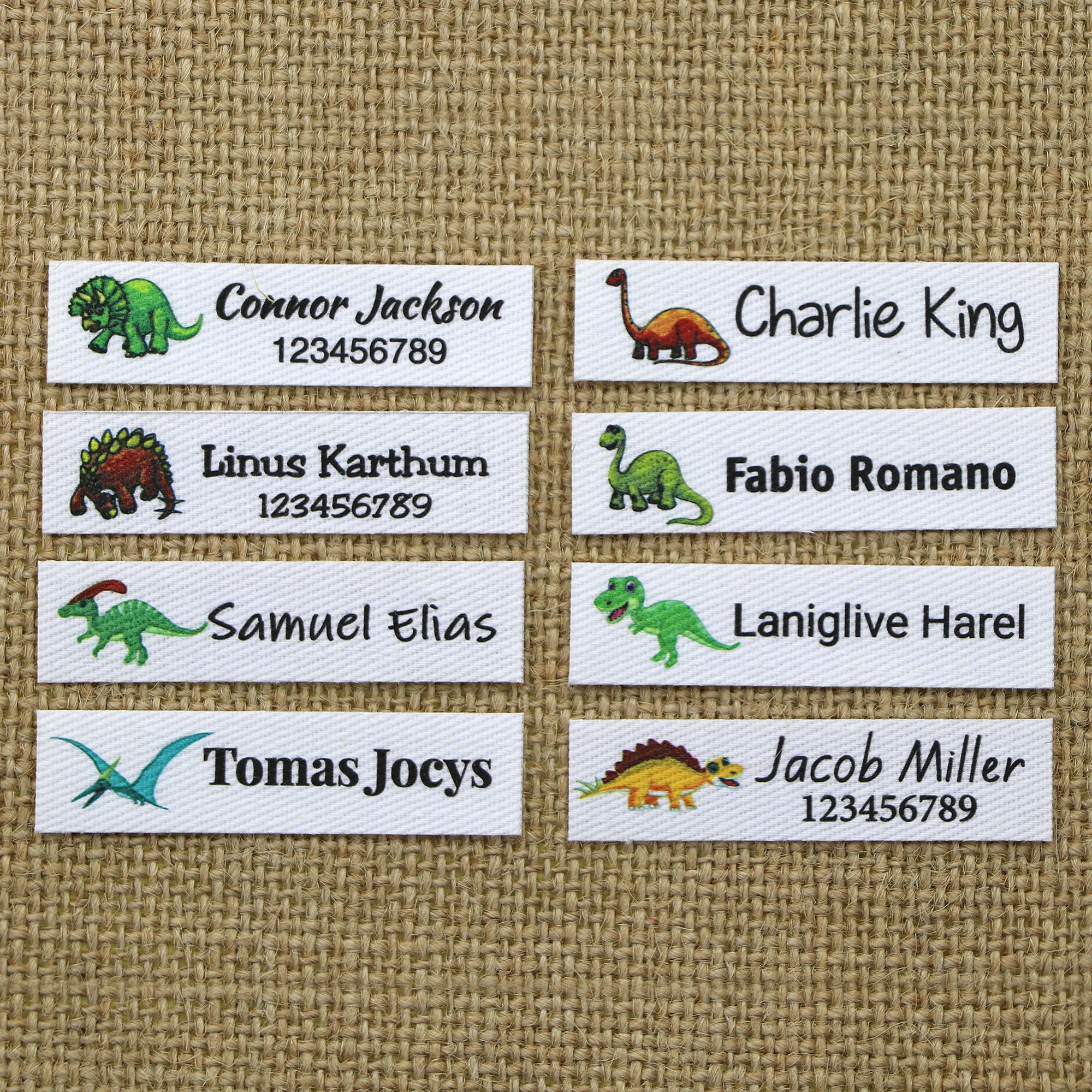 

96pieces Custom Ironing Labels, Cartoon labels, Personalized name tag for children, Iron on Label (YT015)