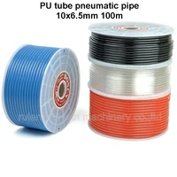new pu tube pneumatic pipe 10x6 5mm 100m pneumatic cylinder tube