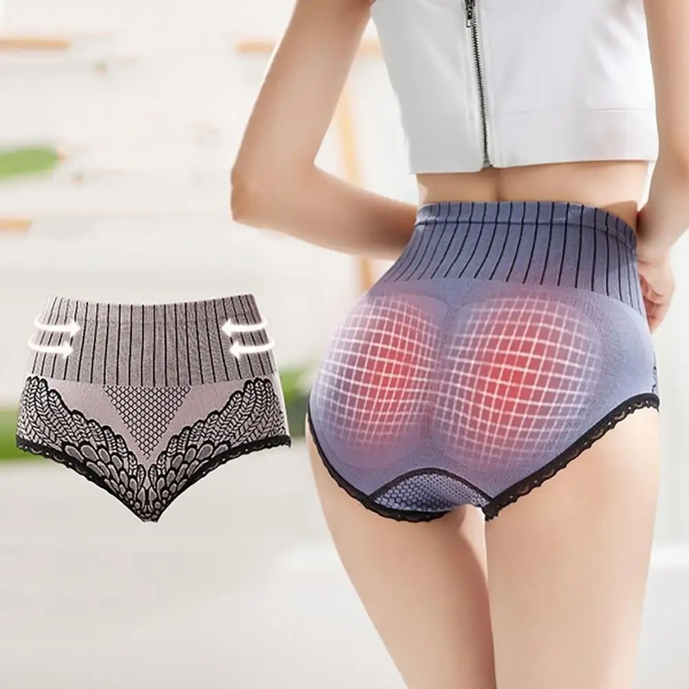 

Briefs High Waist Butt Lifter Polyester Graphene Panties for Women