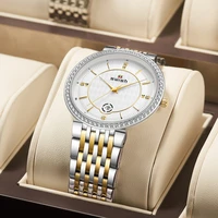 mens steel bracelet watch ultra thin diamond watches for man creative dress quartz clock waterproof fashion relogio masculino