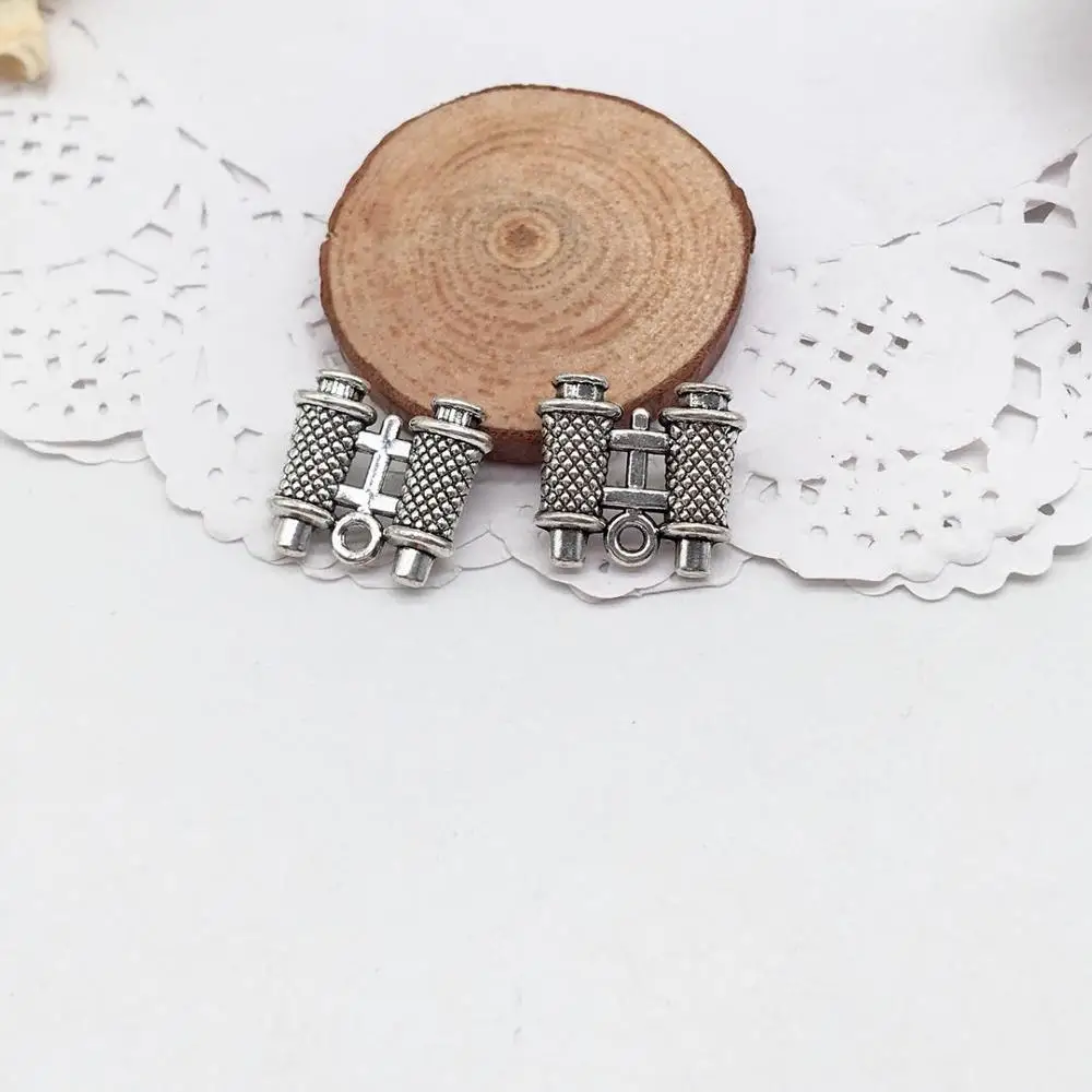 

10 pcs mini 3d telescope charms Fit DIY Handmade Necklace earring Bracelet charms for Jewelry Making carft