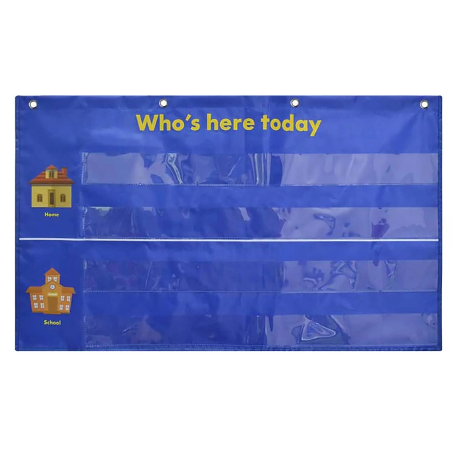 

Who Is Here Today Attendance Pocket Chart Suitable For Classroom Preschool Kindergarten With 36 Colors Replacement Cards