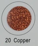 20.copper Блестящий винил для теплопередачи, термопресс, режущий плоттер, сделано в Южной Корее, 1 лист, 25 см х 100 см пленка - Цвет: 20.copper