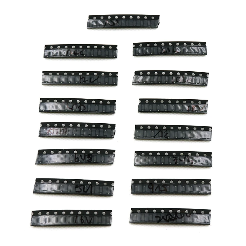 SOD-123 1206 0.5W Zener diode SMD package 15 values * 10 pcs =150pcs  KIT