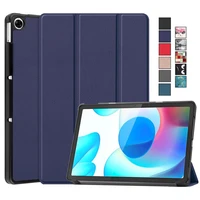 2021 new for realme pad 10 4 inch 2021 tri folding hard pc stand cover for funda realme pad 2021 cover case tablet