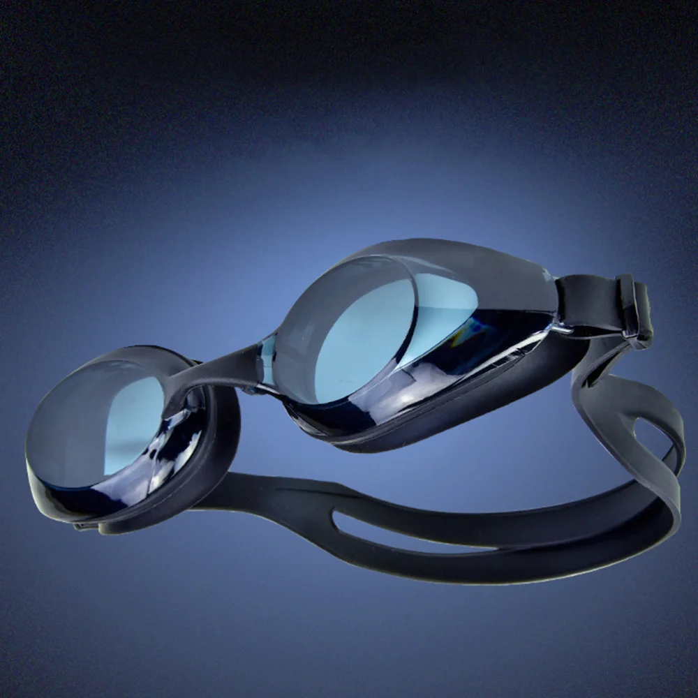 

Waterproof Swim Goggles Swimming Glasses Adult Swimwear Anti-fog Swimming Equipment (Black)