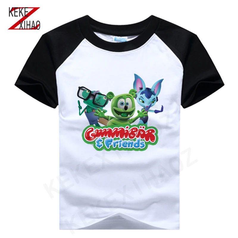 

T-shirt Gummy Bear I Love You Fashion T-shirt With Personality 2020 Girls Casual T-shirt Boys Girls T-shirt T-shirt Summer Tee