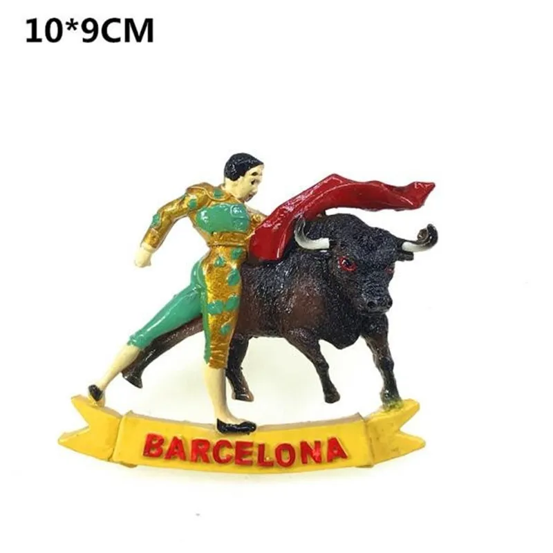 Магниты для холодильника в Испании Барселона туристические сувенирные предметы