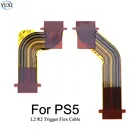 Пусковые кнопки YuXi L2 R2 L1 R1, замена гибкого кабеля для контроллера Sony PlayStation 5 PS5, ленточный кабель