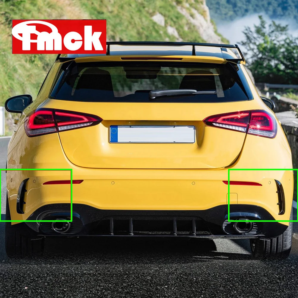 For Mercedes Benz A Class W177 Hatchback A180 A200+ Car Styling Accessories Rear Bumper Air Vent Outlet Cover Trim Sticker