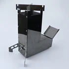 Легкая складная деревянная плита, горелка из нержавеющей стали, для кемпинга и пикника