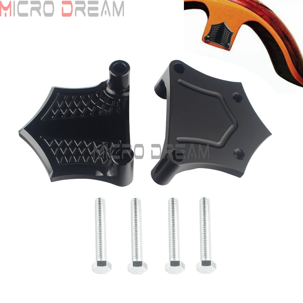 

2PCS Black Motorcycle 1.25" / 1-1/4" Fender Mudguard Spacer Brackets Gasket For 5.50" Fender 21" Harley Touring 1984-2013 Lowers