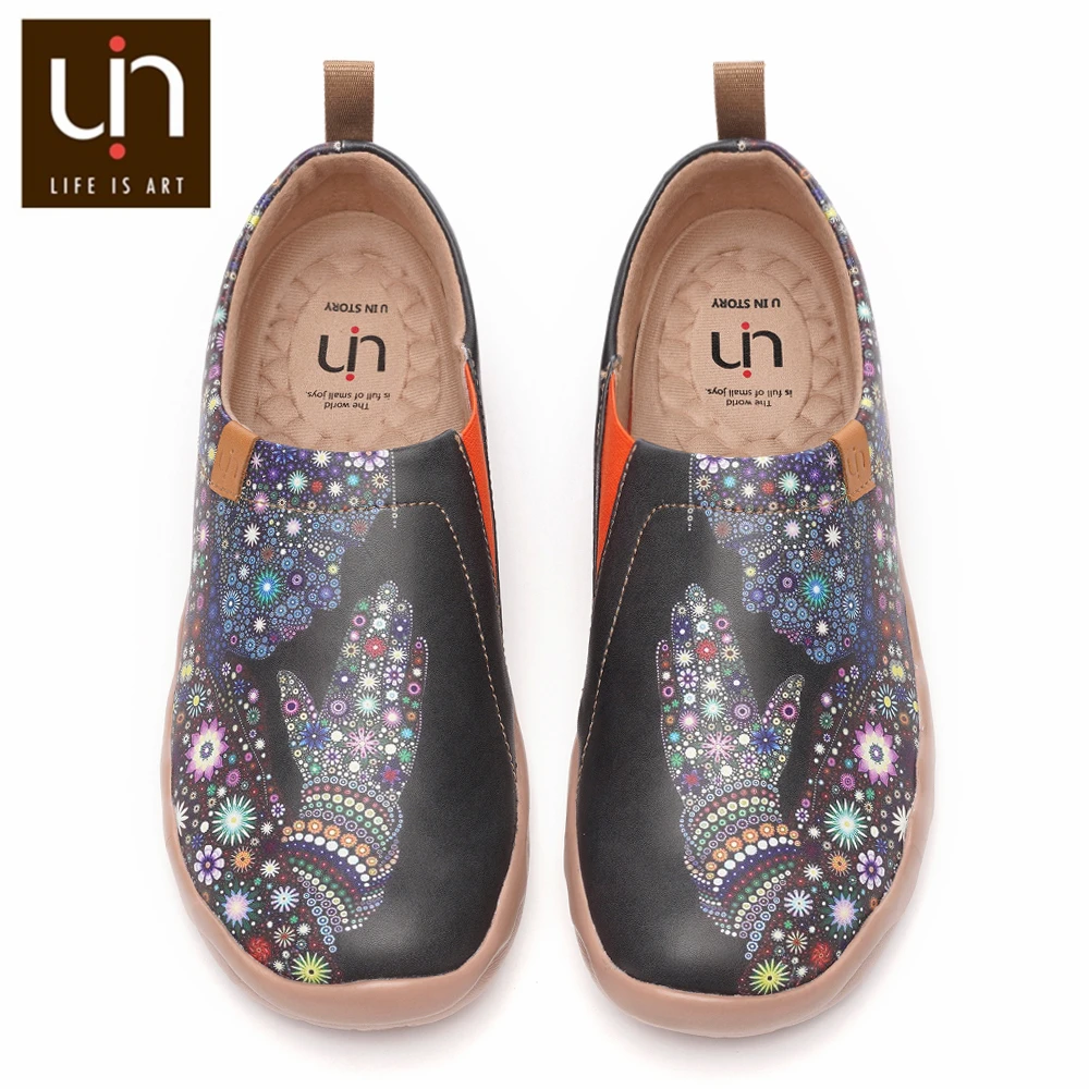 UIN модные лоферы мужская кожаная обувь с микрофиброй молю о добре дизайн Широкие