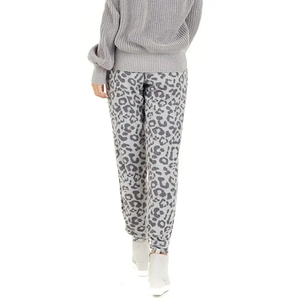 Женские свободные брюки с высокой талией повседневные из смесовой хлопка размер