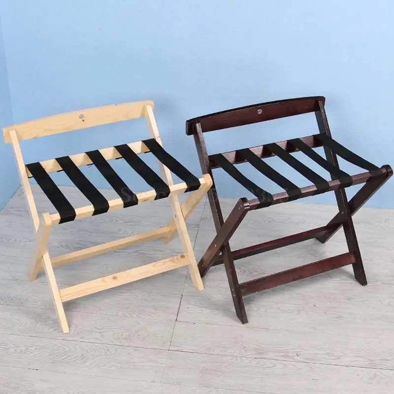 Мебель для отеля вешалка багажа из массива дерева одежды спальни и домашняя