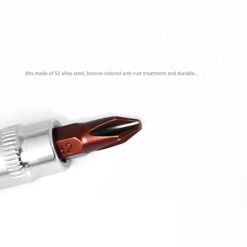 1 шт. 1/4 " 1/4" квадратные насадки для отверток PH1 PH2 PH3 ручные инструменты