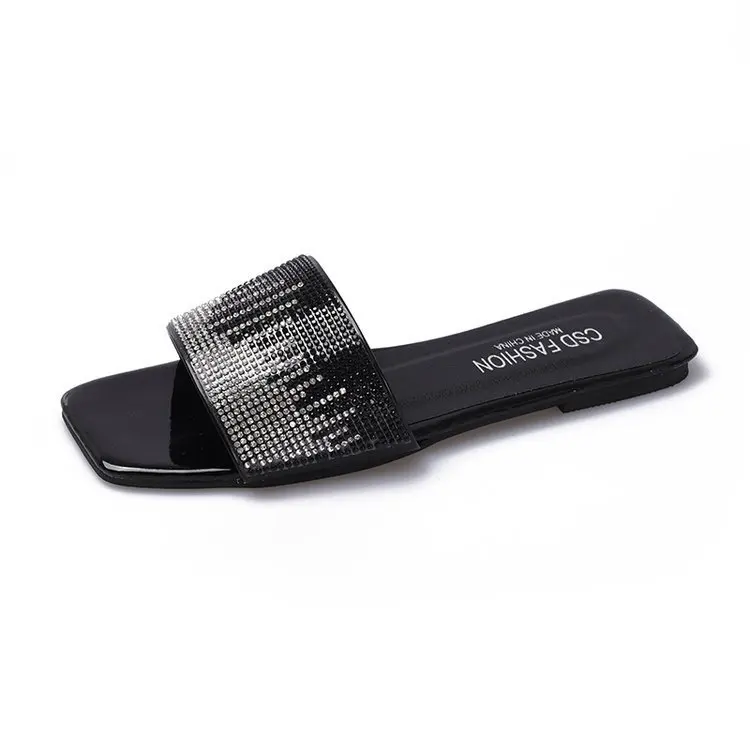 

Hot selling classic Beach Women's flat slippers designer slippers for women rubber slippers