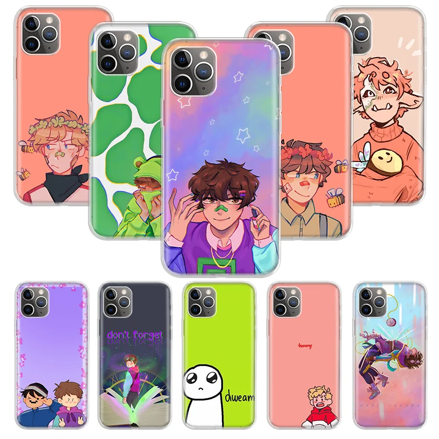 

Hot Dream Smp Luxury Anime Soft Phone Case For IPhone 11 12 13 14 Pro MAX XR X XS Mini Apple 8 7 Plus 6 6S SE 5S Fundas Coque