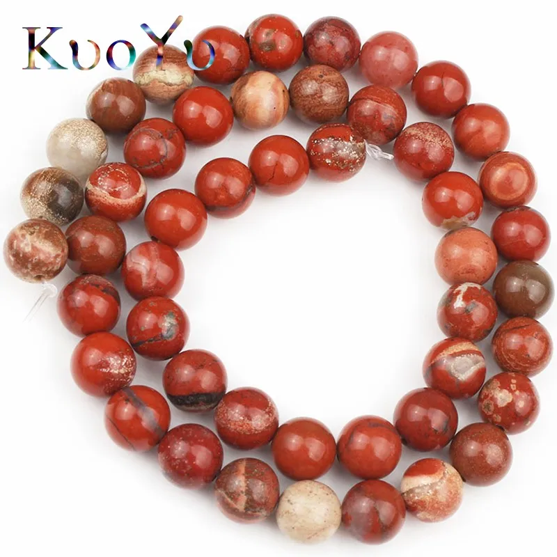 Красные яшмы из натурального камня круглые свободные шарики для изготовления