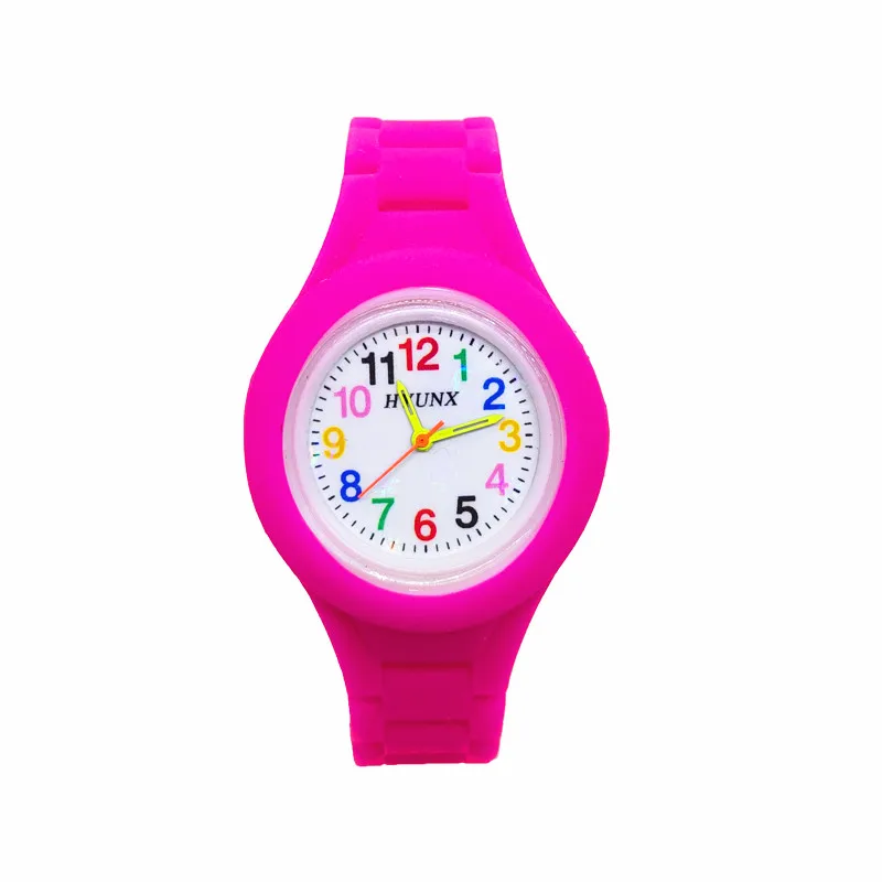 Модные детские часы 2020 однотонные кварцевые цифровые для мальчиков и девочек