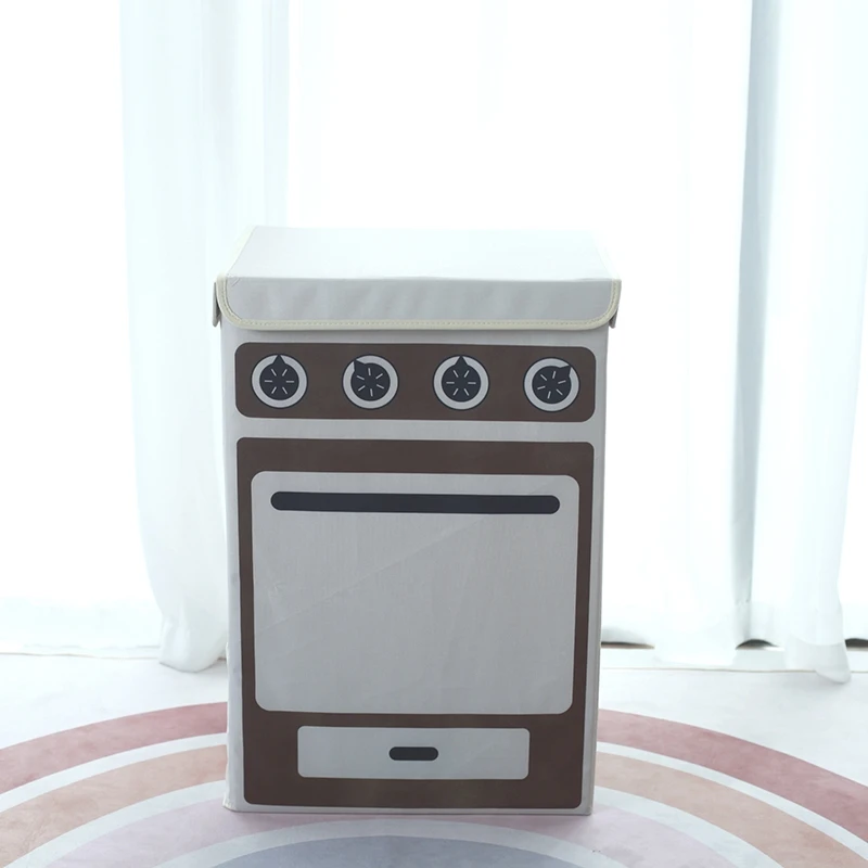 

Oxford Cloth Finishing Storage Basket Children's Doll Clothes Storage Box Foldable Large Capacity Clothes Storage Bag