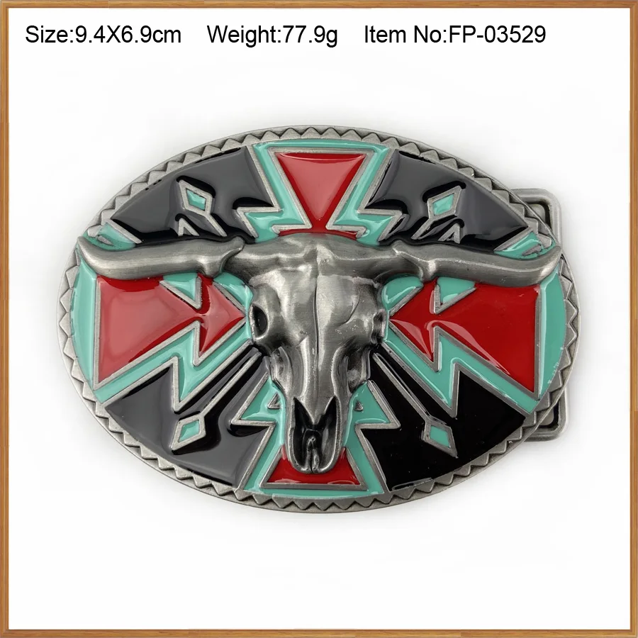 Пряжка для ремня Bullzine из цинкового сплава в стиле ретро плотник Западный