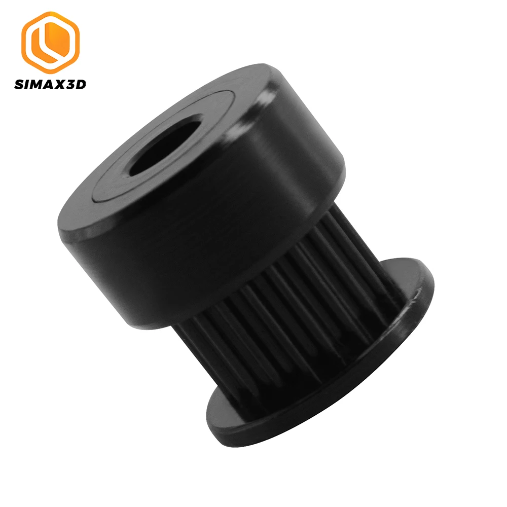 SIMAX3D 1 шт. черный GT2 зубчатый шкив 20 Зубы Алюминиевый диаметр 6/10 мм Ширина ремня 5/6